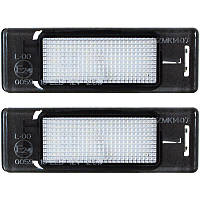 Peugeot 1007 106 II 207 3008 307 308 I 406 407 508 607 807 Expert I II RCZ LED лампы подсветки номерного знака