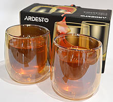Чашки скляні з подвійними стінками 250 Мл 2 шт ARDESTO (AR2625GG)