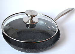 Сковорода мармурове покриття Hölmer Elegance 24 см