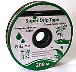 Крапельна стрічка туман D32х0.2 мм Super Drip Tape 200 м (Корея), фото 2