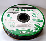 Крапельна стрічка туман D32х0.2 мм Super Drip Tape 200 м (Корея), фото 4