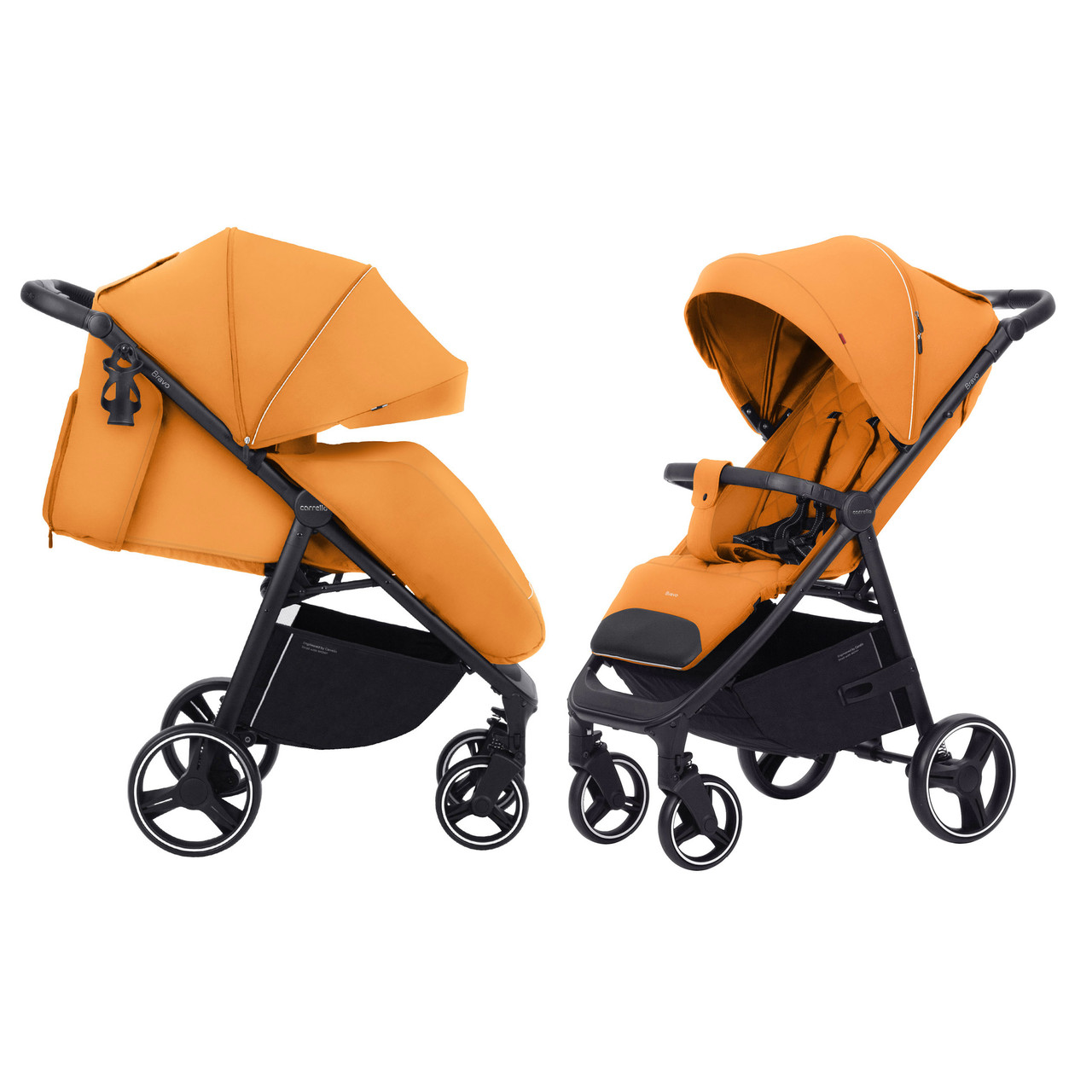 Коляска прогулянкова CARRELLO Bravo CRL-8512 (2024р.), Amber Orange