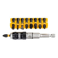 Набор бит DeWALT IMPACT TORSION, ударные, Torx, Philips, Pozidriv,Slotted, PH2, L=25 мм, 10 шт (DT70518T) -