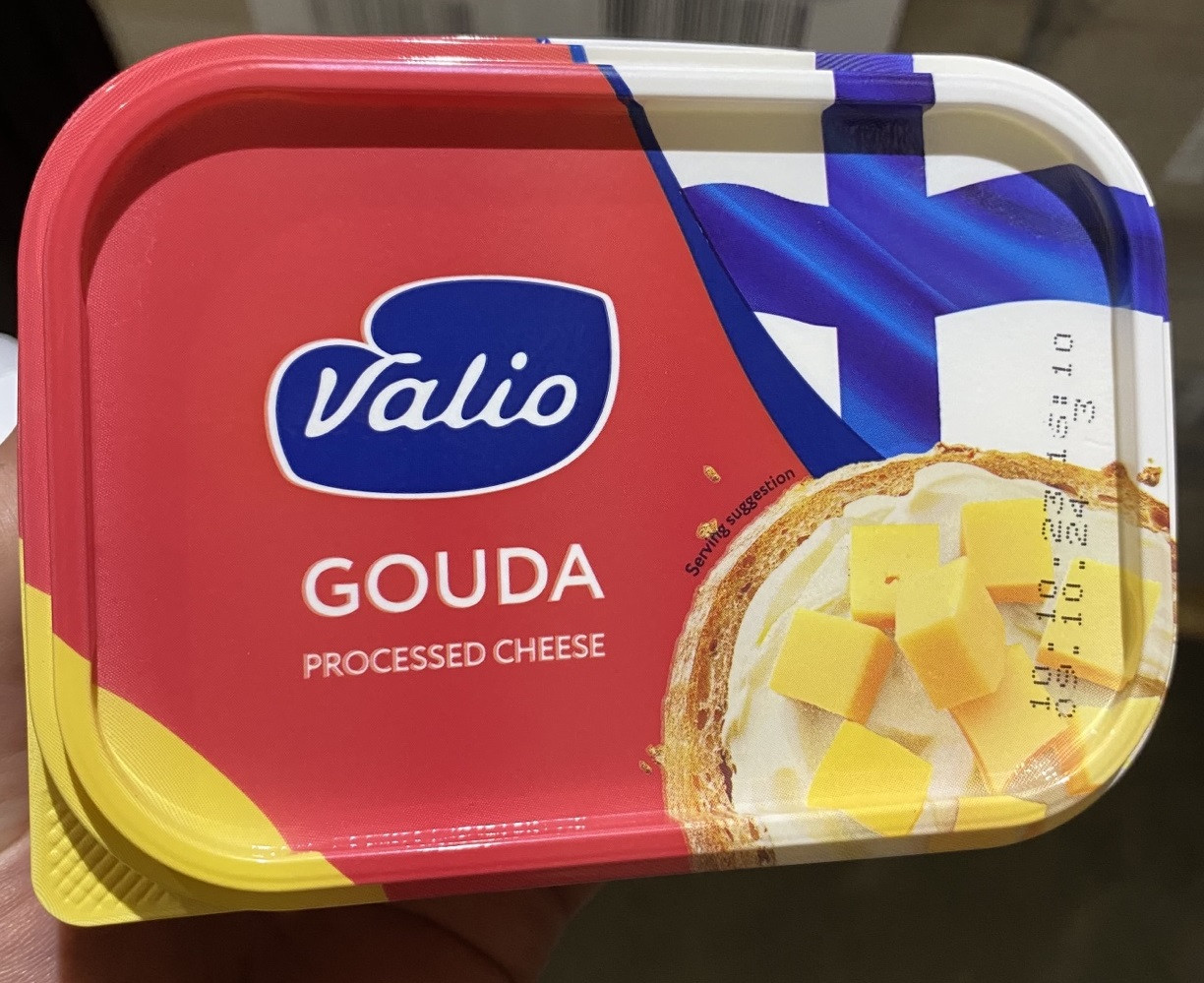 Сыр Плавленый Гауда 60% Valio Gouda Processed Cheese Валио 400 г Финляндия - фото 2 - id-p2039125659