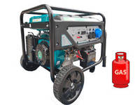 Генератор ГАЗ/бензиновый INVO H9000D-G 7.2/7.7 кВт с электрозапуском