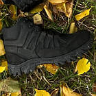 Напівчеревики зимові чоловічі -15°C Крейзі American на мембрані Air-Tex Чорні, фото 2