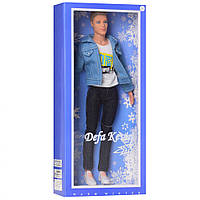Детская кукла Кен Bambi 8427 в зимней одежде Джинсовая куртка, World-of-Toys