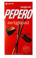 Соломка в шоколадной глазури Pepero Original, 47 г, ТМ Lotte, Южная Корея