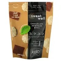 Sweetwell, Keto Bites, шоколадное безе, 40 г (1,4 унции) Днепр