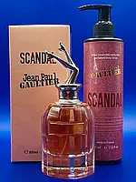 Набор Jean Paul Gaultier Scandal Духи 80 ml + Парфюмированный лосьон 200 ml