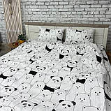 Постільна білизна бязь Біла Панда, фото 2