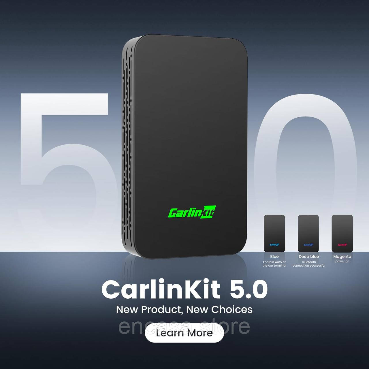 CarlinKit 5.0 2air адаптер для бездротового Apple CarPlay/Android Auto