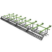 Катки ущільнювальні на культиватор John Deere 1010 з трирядною зубовою бороною