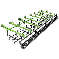 Катки ущільнювальні трубчасті на культиватор John Deere 1010 з трирядною зубчатою бороною