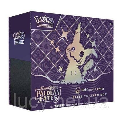 Колекційний набір Покемон TCG: Scarlet & Violet Paldean Fates Pokémon Center Elite Trainer Box