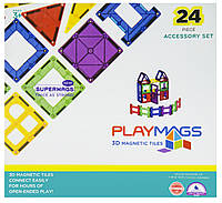 Конструктор Playmags магнитный набор 24 эл.