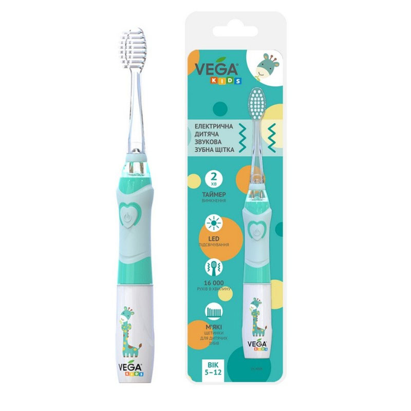 Электрическая зубная щетка с подсветкой, зубная щетка для детей с 5 лет для бережной очистки и защиты зубов - фото 4 - id-p2039797585
