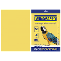 Папір кольоровий А4, 80г/м2, INTENSIV, золотий, 50л.