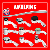 Сифон для низького душового піддону 60 мм з верхнім очищенням HC252588B McAlpine, фото 9