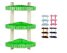 Полиці для ванної кімнати пластикові на 1, 2, 3 яруси
