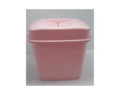 Відро для сміття з подвійною криш. 10л Zambak 427, металік