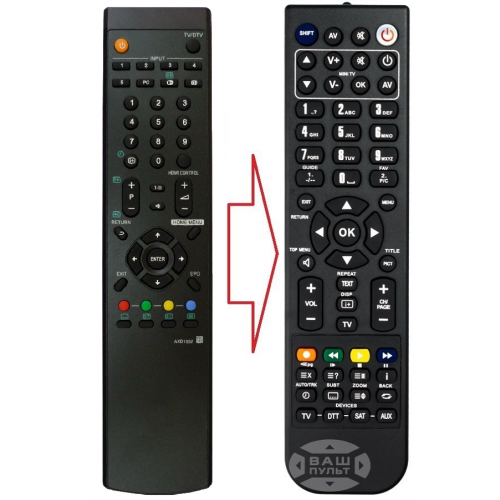 Пульт для телевізора Pioneer AXD1553 (аналог), фото 1