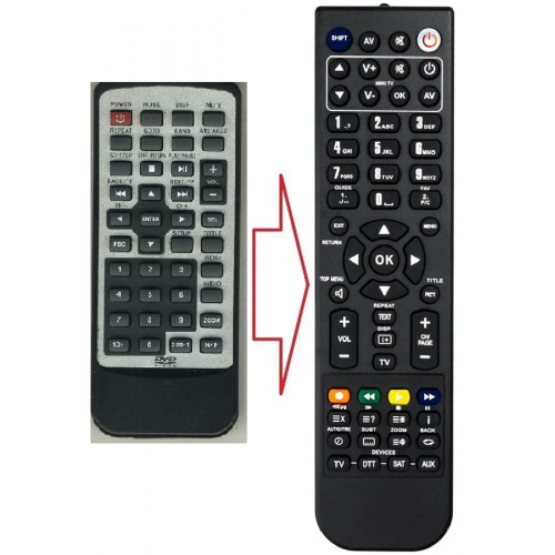 Пульт для PIONEER AUTO SLIM (аналог), фото 1