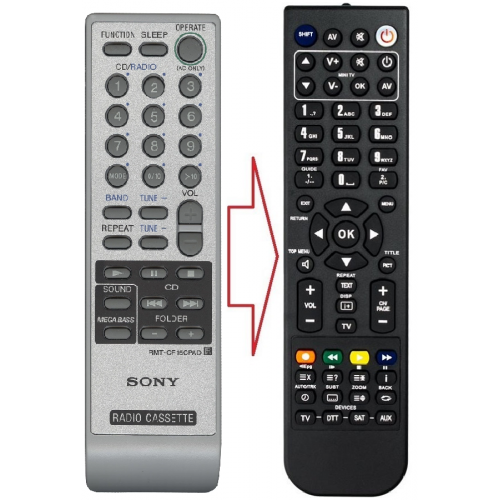 Пульт для SONY RMT-CF15CPAD (аналог), фото 1