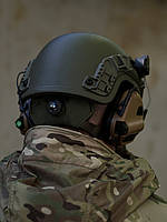 Активні навушники Earmor M32H Helmet Version | Coyote Brown, фото 2