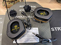 Активні навушники Earmor M32H Helmet Version | Coyote Brown, фото 5