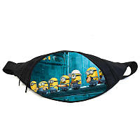 Поясная сумка бананка Миньоны (GB-minions 02) Gear Bag черная