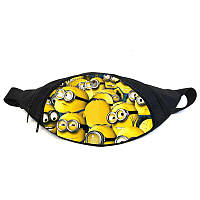 Поясная сумка бананка Миньоны (GB-minions 05) Gear Bag черная