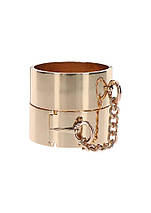 Наручники Slave Wrist Cuffs TABOOM, металеві, золотисті, фото 4