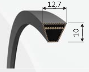 Пас зубчастий T 2,5 - 380 (z=152) OPTIBELT/НІМЕЧЧИНА, фото 1
