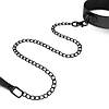 Нашийник з повідцем Bedroom Fantasies: Faux Leather Collar & Chain, фото 7