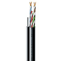 Cat. 5e U/UTP РЕ steel cord 4x2x24 AWG (k) трос (70910181) бухта 305м - Кабель витая пара ЗЗЦМ (UTP медь