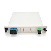 Сплиттер Merlion ML-OP-S601, PLC: 1x2 SC/UPC