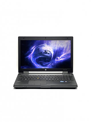 Б/в Ноутбук А-клас HP EliteBook 8570w 15.6" 1920x1080| Core i5-3360M| 8 GB RAM| 512 GB SSD| FirePro M4000 1GB, фото 1