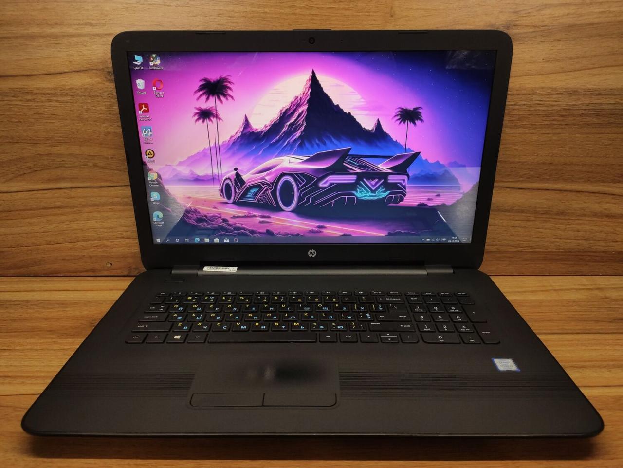 Б/в Ноутбук HP 17-x115dx 17.3" 1600x900| Core i7-7500U| 8 GB RAM| 240 GB SSD| HD 620