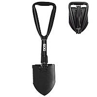 Туристическая складная Лопата SOG с чехлом Entrenching Tool черная