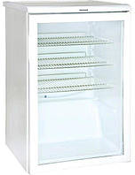 Холодильная витрина CD14SM-S3003C, 85х60х56см, 1 дв., 130л, C, ST, Полок-3; Бут.-62шт, SNAIGE