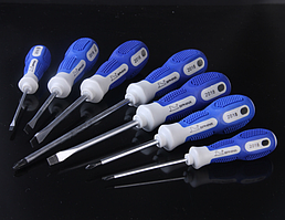 Набір викруток Sphinx 2018-x 7 шт. у чохлі (хрест 3,5,6,6 мм, шліц 3,5, 6 мм) у сумці