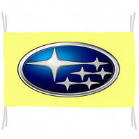 Флаг Subaru 3D Logo
