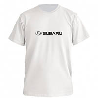 Футболка премиум мужская Owi Subaru logo