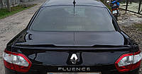 Спойлер LIP (Sunplex, черный) для Renault Fluence 2009-2024 гг