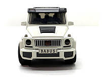 Машинка металева дитяча Mercedes Brabus G 63 мерседес, білий, Автоексперт, 1:24, світло, інерція, відчиняються двері 18*8.5*8см, фото 3