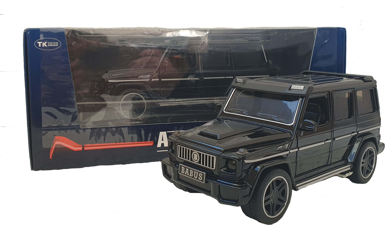 Машинка металева дитяча Mercedes Brabus G 63 мерседес, чорний, Автоексперт, 1:24, світло, інерція, відчиняються двері 18*8.5*8см, фото 1