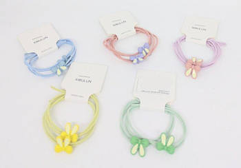 Дитячі Гумки для волосся Вушка 2шт/набір WW02505 G-Rich