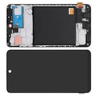 Дисплей Samsung A515 Galaxy A51 модуль в сборе с тачскрином, черный, INCELL TFT (узкий ободок)