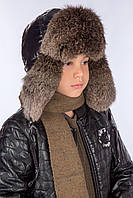 Стильная детская шапка ушанка для мальчиков Xl5-010 Фиона Украина 52-53 см ӏ Одежда для мальчиков.Топ! .Хит!